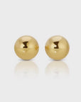 3MM, 4MM Round Ball Stud Earrings 14k Solid Gold Stud Earrings