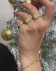 Gold Hand Chain Bracelet