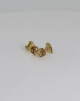 Cute Diamond Heart Earrings (SINGLE or PAIR)