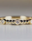 Dainty Diamond Wedding Band