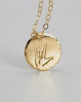 I Love You Necklace, ASL Sign Necklaces For Best Friends, Sisters