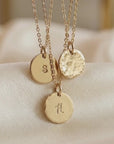 Initial Necklace Gold Filled or Sterling Silver, Personalized Jewelry