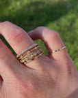 Dainty Diamond Wedding Band