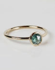 Teal Green Montana Sapphire Ring