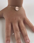 14k Gold Filled Personalized Initial Bracelet for Baby and Kids