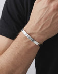 Dad Gift, Men's Cuff Bracelet, Personalized Custom Rune Cuff Bracelet, Father's Day Gift
