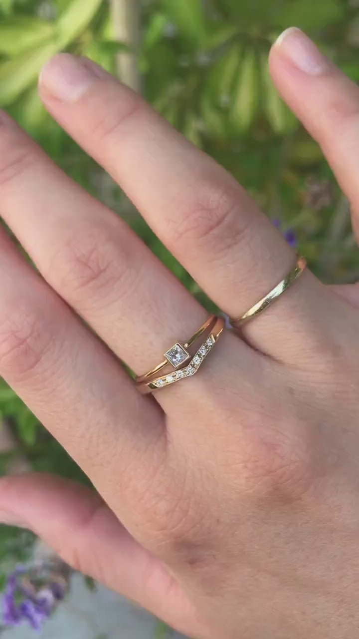 Princess Cut Diamond Engagement Ring