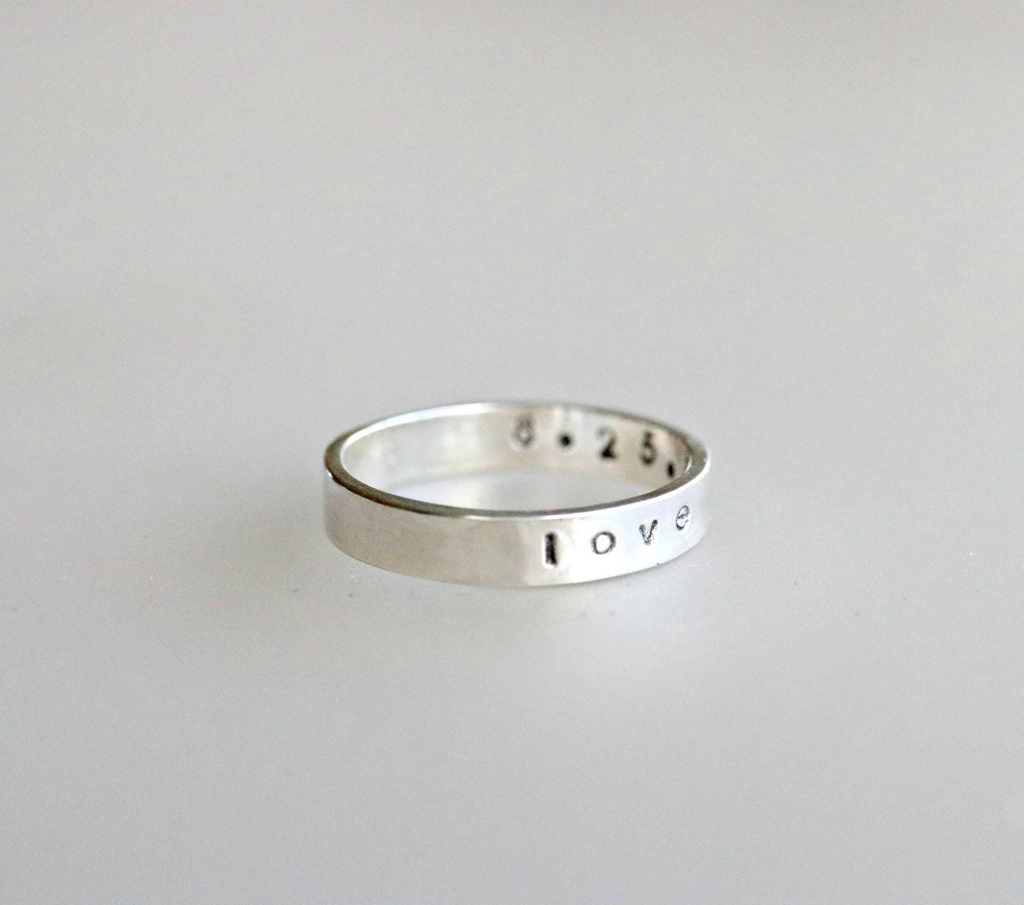 Personalized Stackable Ring, Mother&#39;s Day Gift