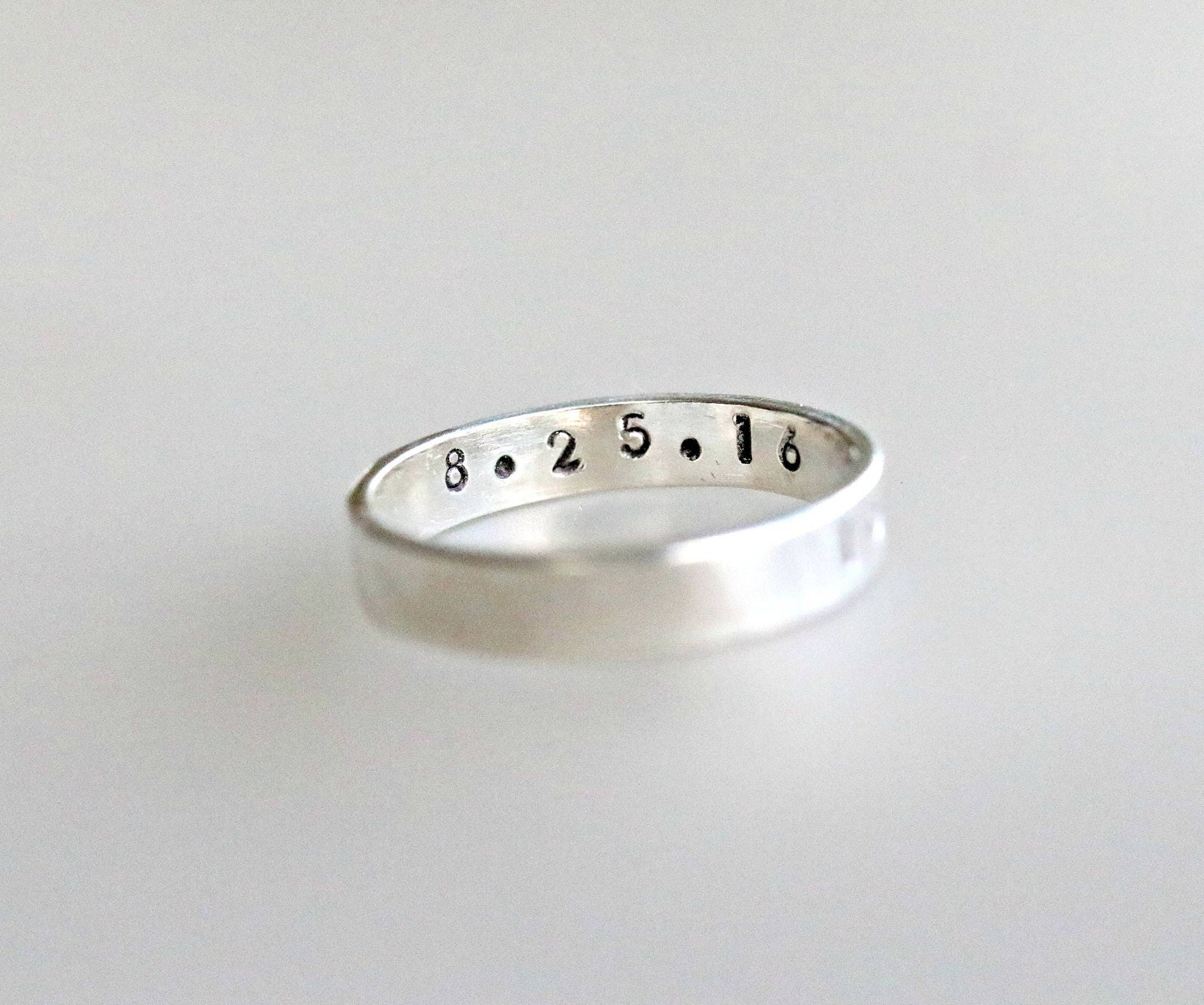 Personalized Stackable Ring, Mother's Day Gift