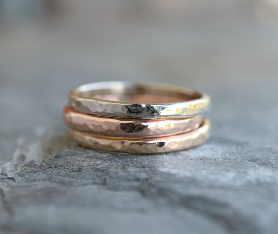 14k Gold Wedding Band – Melt'm Jewelry