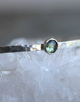 Turquoise Cuff Bracelet, December Birthstone Hammered Cuff Bracelet