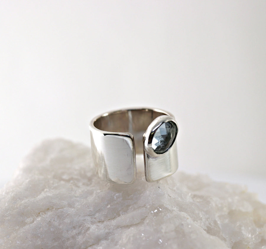 Aquamarine Ring, March Birthstone, Anniversary Ring, Statement Jewelry