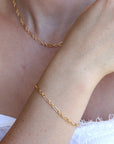 Dainty Gold Layering Bracelet