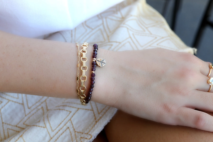 Gold Filled Thick Chain Bracelet