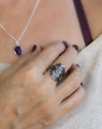 Outlander Inspired Ring, Victorian Filigree Ring, Adjustable Key Ring