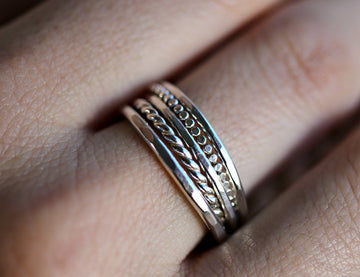 Stack Ring Set of Five or Four