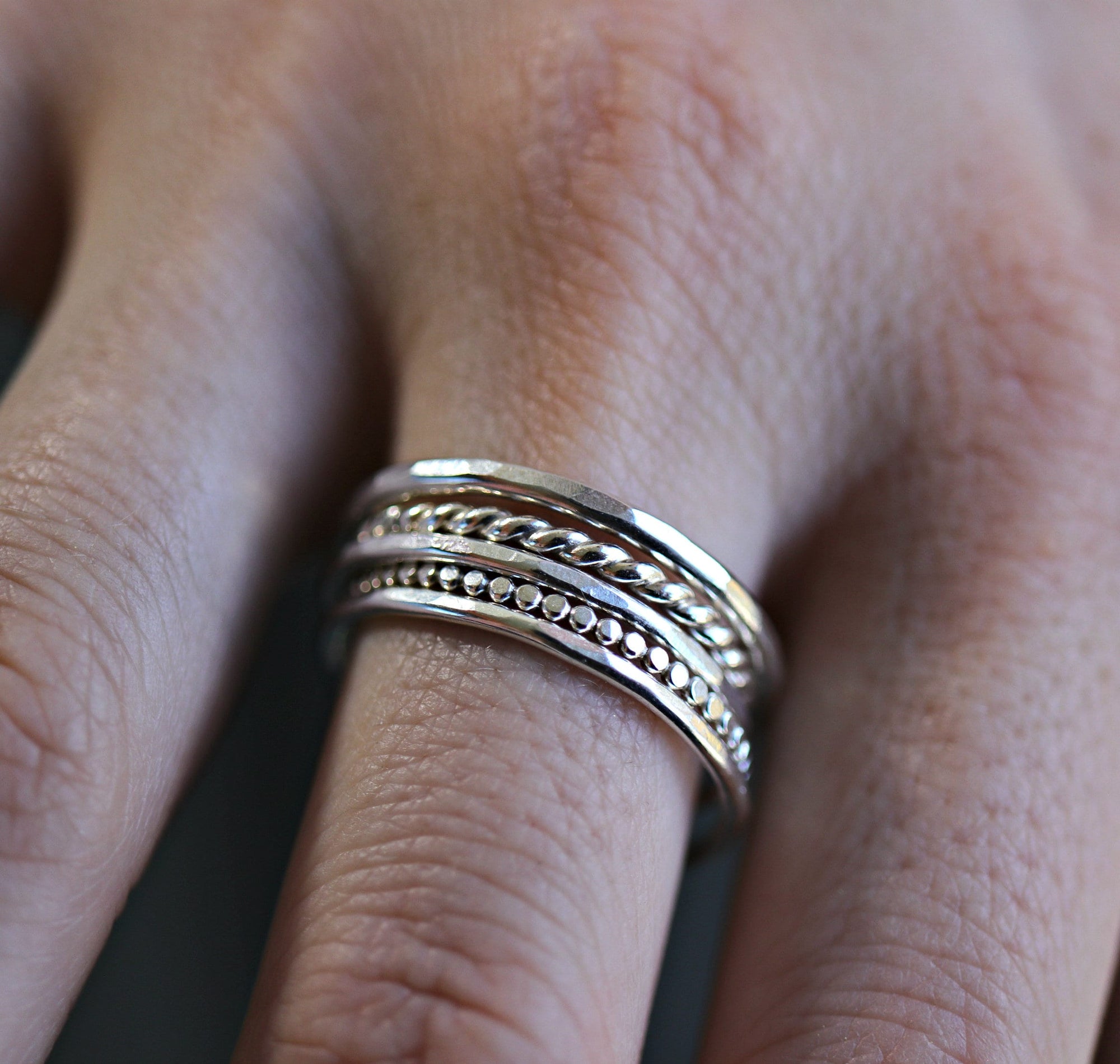 Stack Ring Set of Five or Four