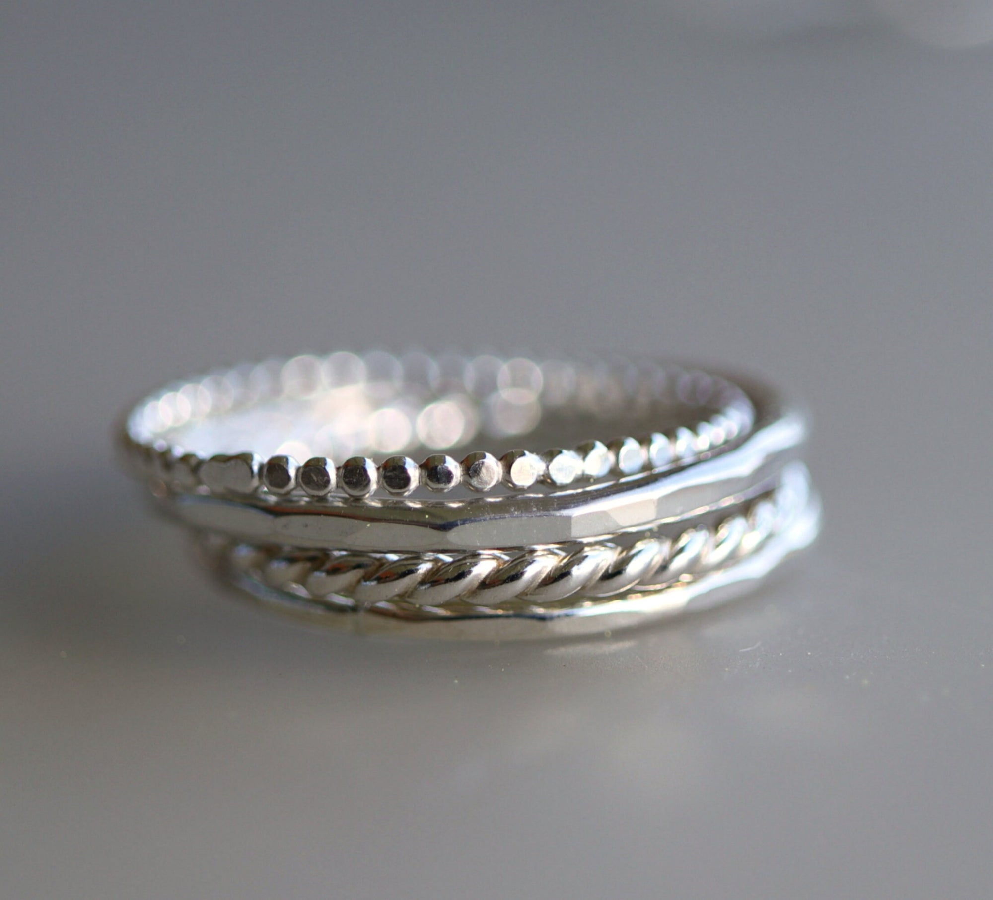 Stack Ring Set of Five or Four