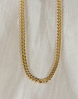 Gold Curb Chain Bracelet