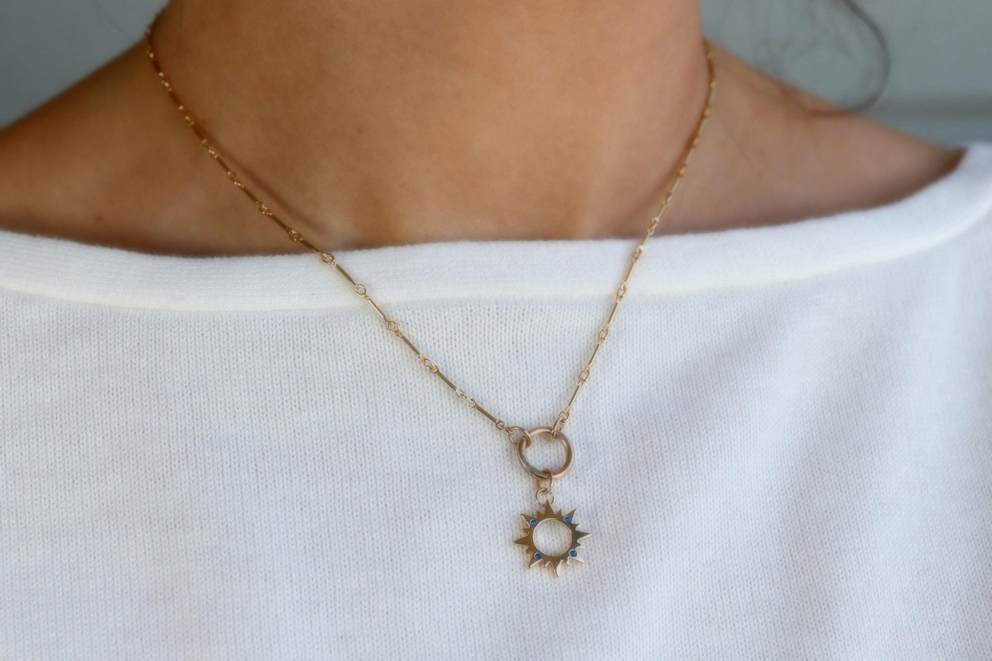 Gold Sun Necklace