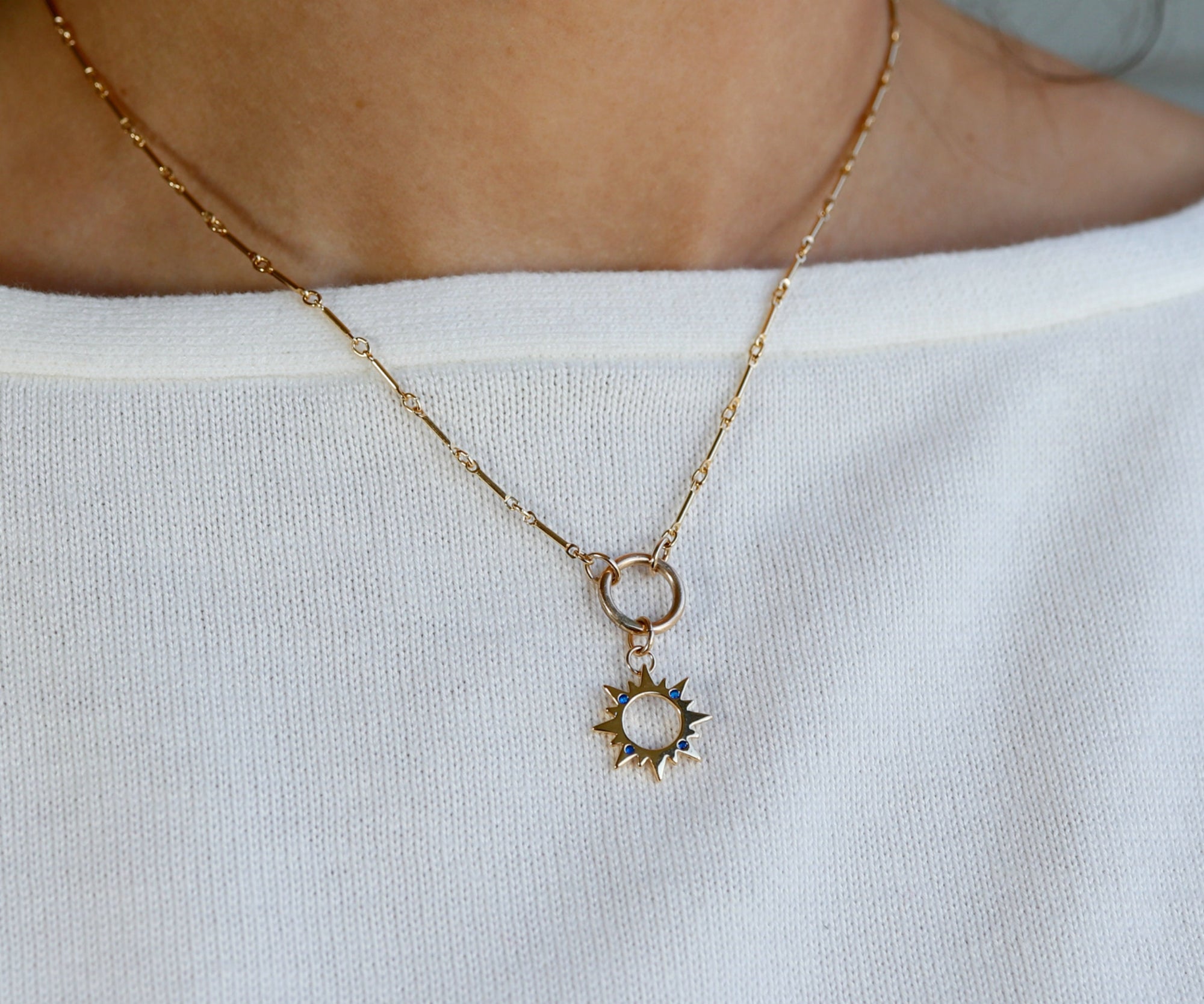 Gold Sun Necklace