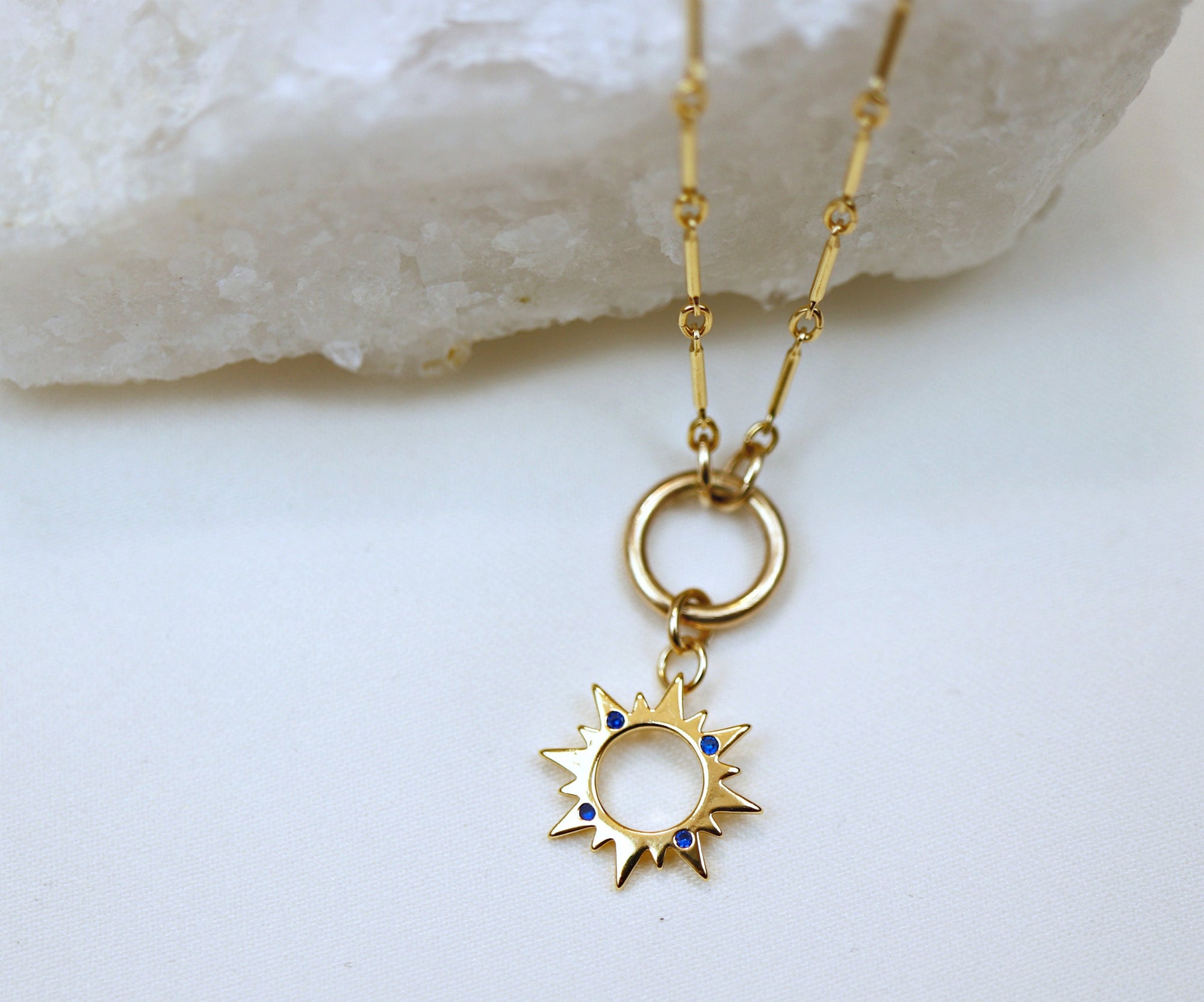 Gold Sun Necklace