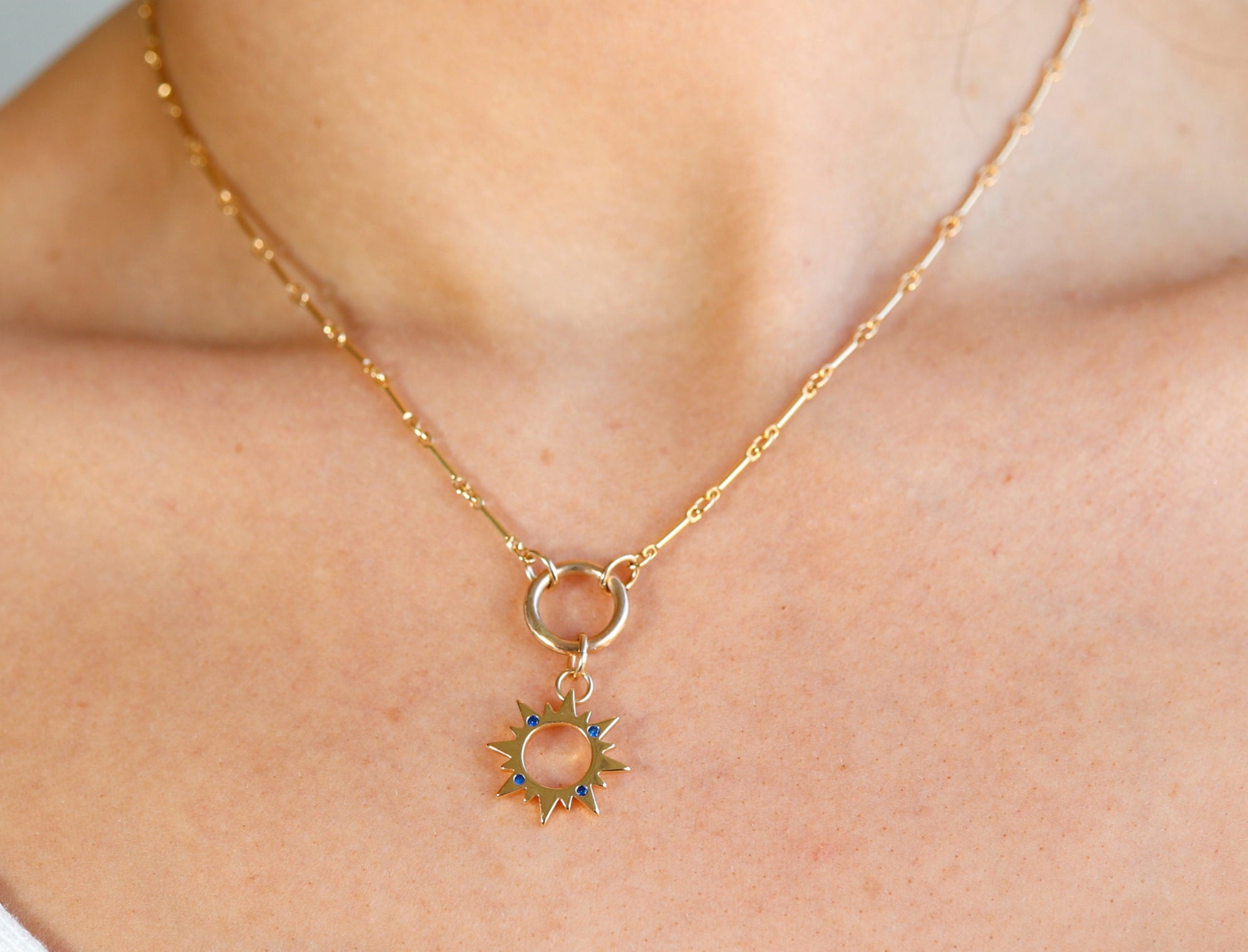 Gold Sun Necklace