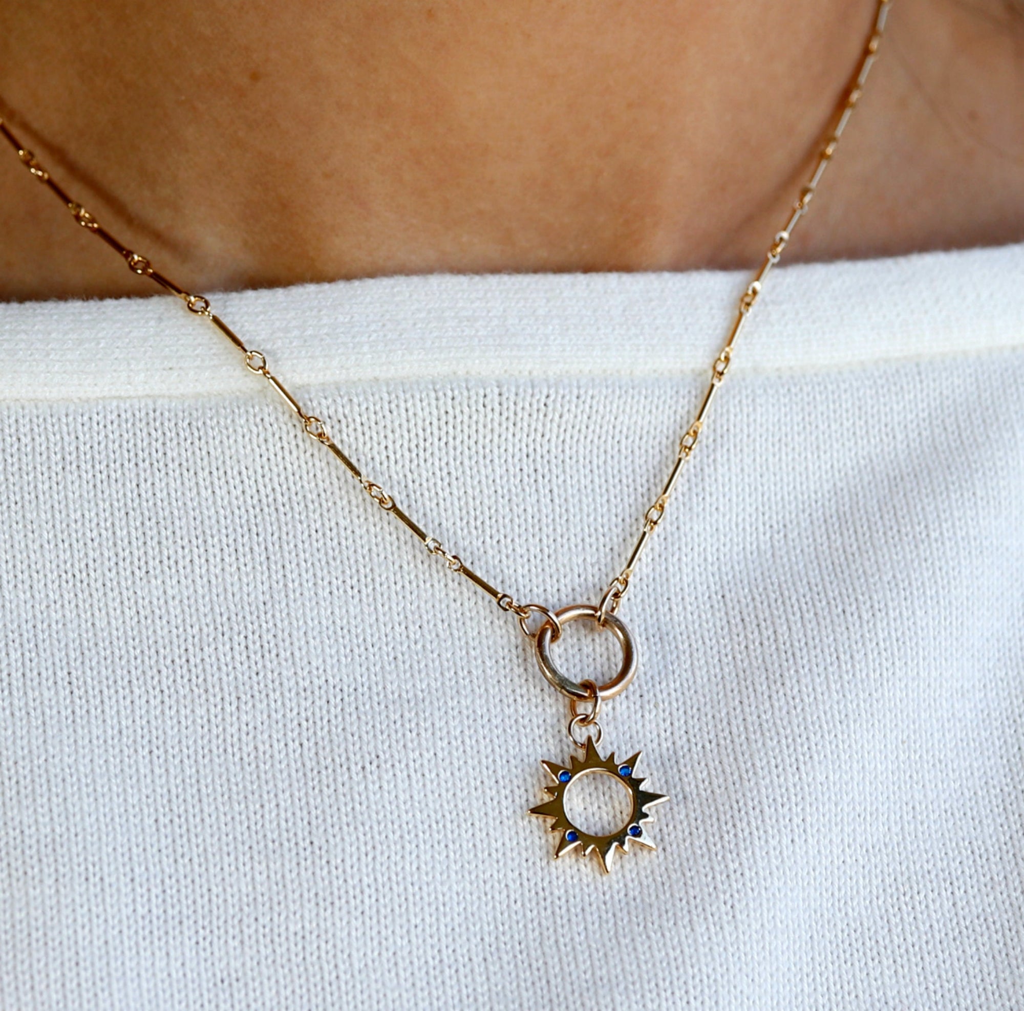 Gold Sun Necklace