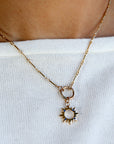 Gold Sun Necklace