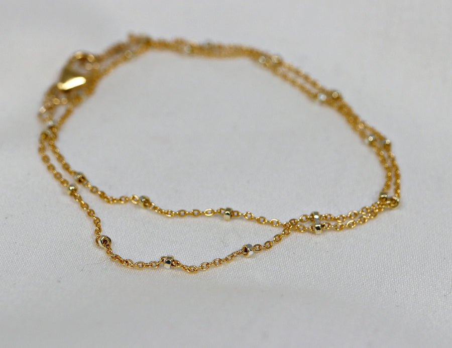 Satellite Chain Bracelet Gold Filled