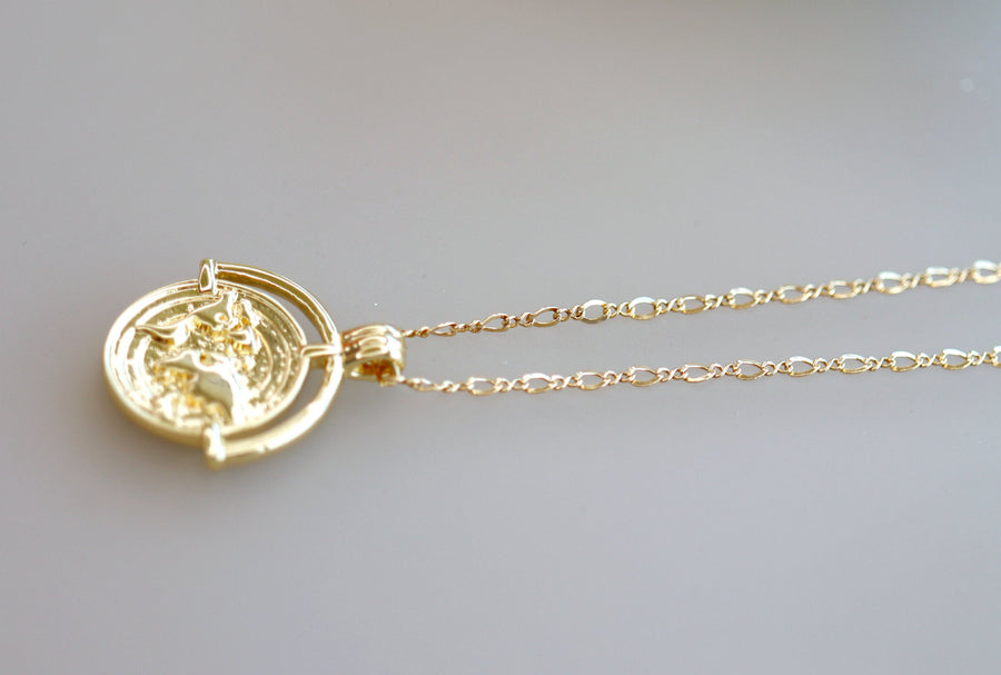 World Map Necklace