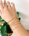 Big Bold Gold Chain Bracelets