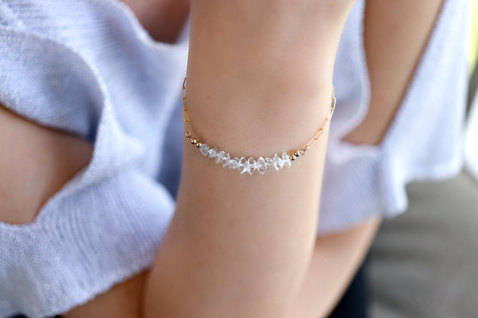 Herkimer Diamond Bracelet