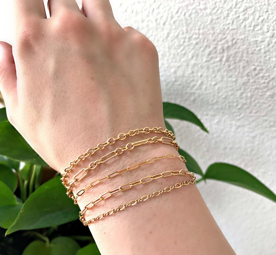 Gold Bracelets For Woman, Dainty Gold Bracelet, Chain Bracelet