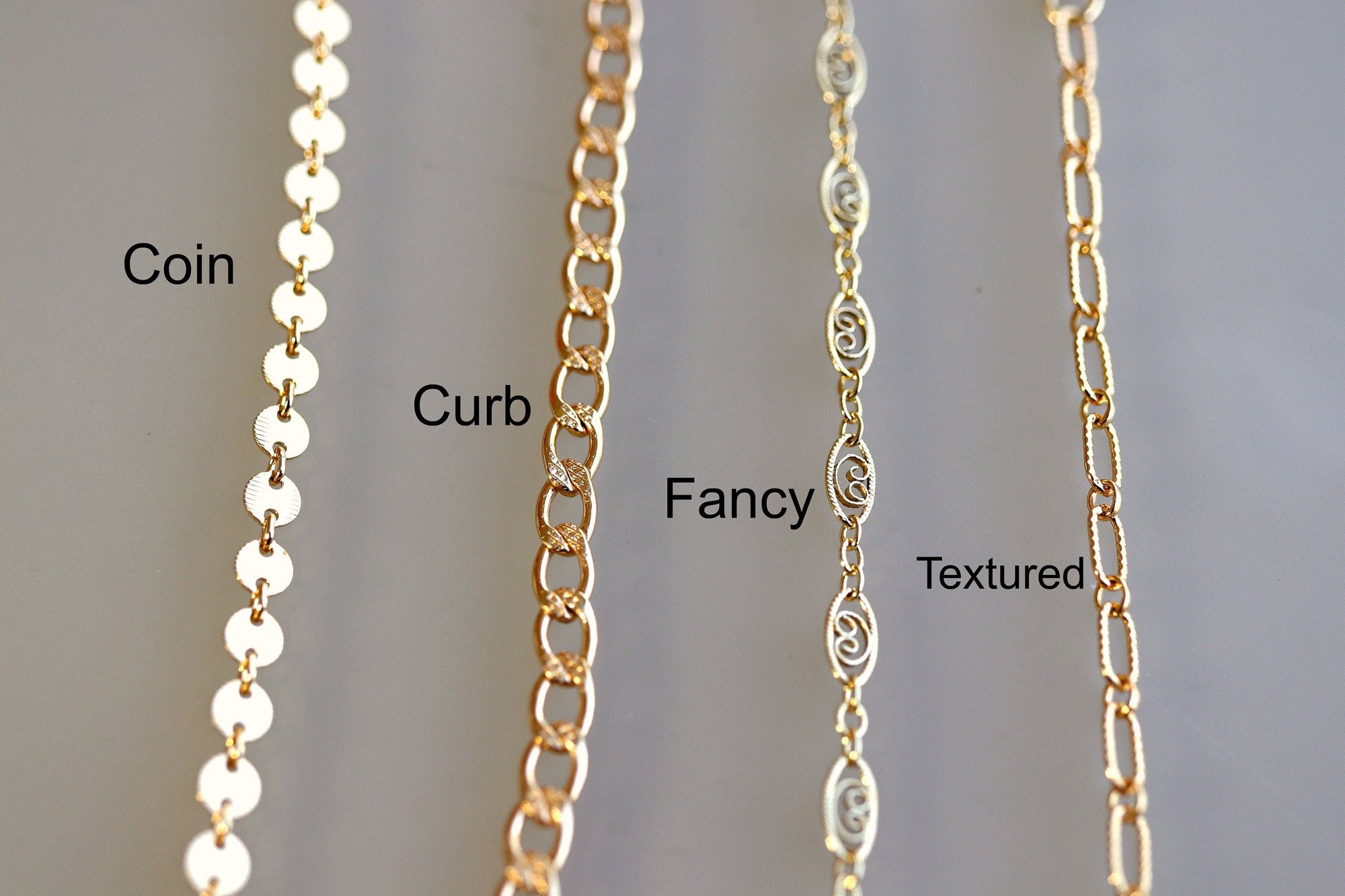 Gold Chunky Chain Stacking Bracelet
