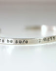 METTA Prayer Cuff Bracelet, Meaningful Jewelry
