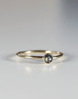 14k Gold Salt and Pepper Diamond Ring