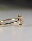 Made to order Custom Salt and Pepper Diamond Ring, Handmade Unique Black Diamond Ring, Custom Engagement Ring, Rustic Diamond Wedding Ring