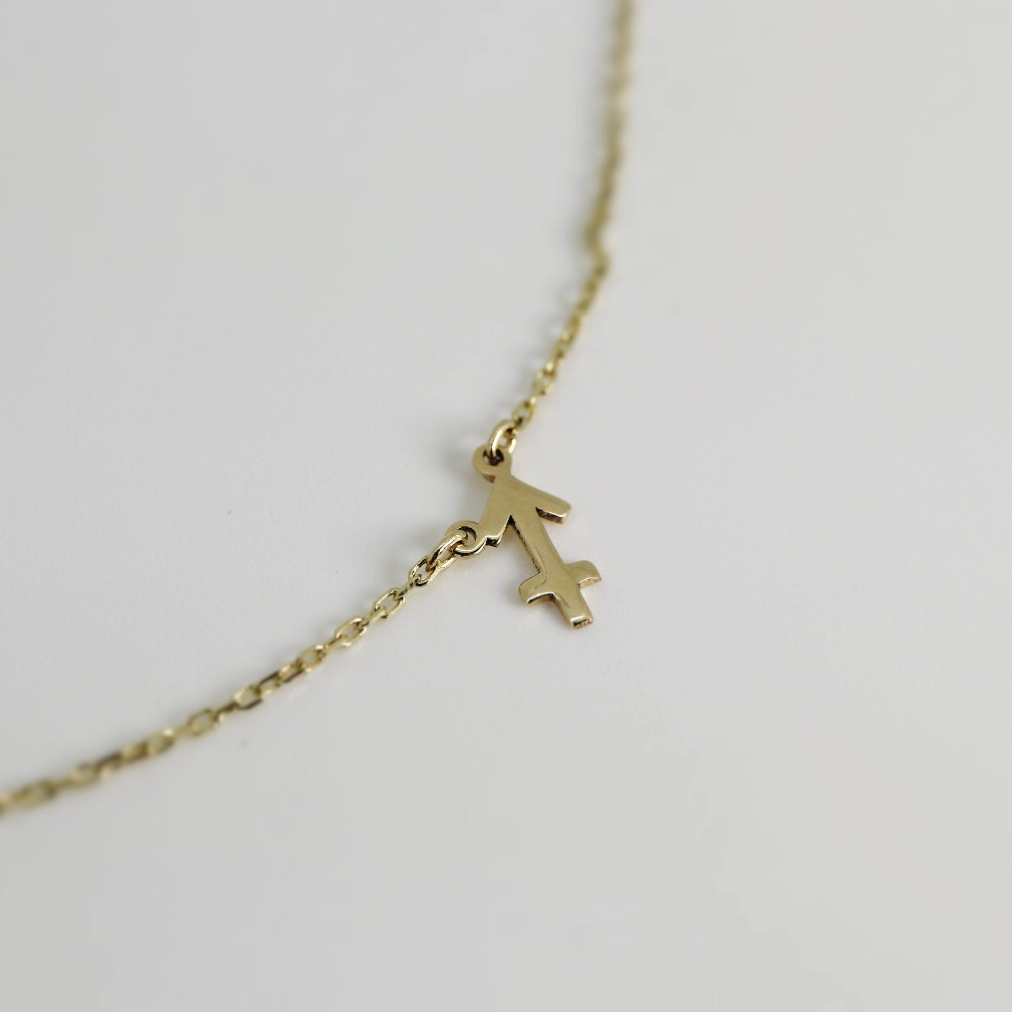 14k Solid Gold Zodiac Bracelet