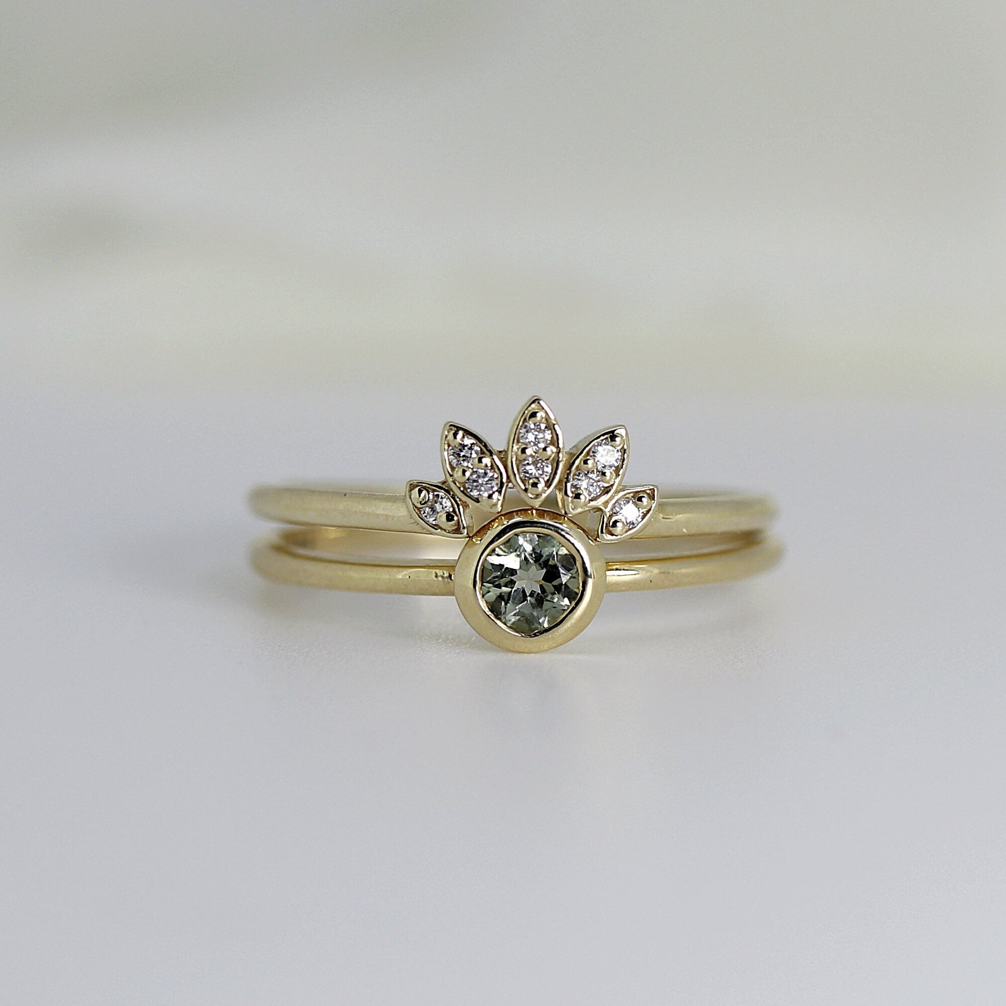 Diamond Curve Band Ring