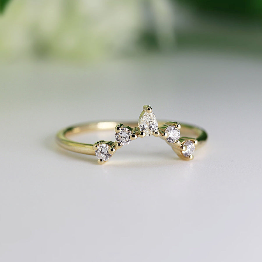 Diamond Princess Crown Ring
