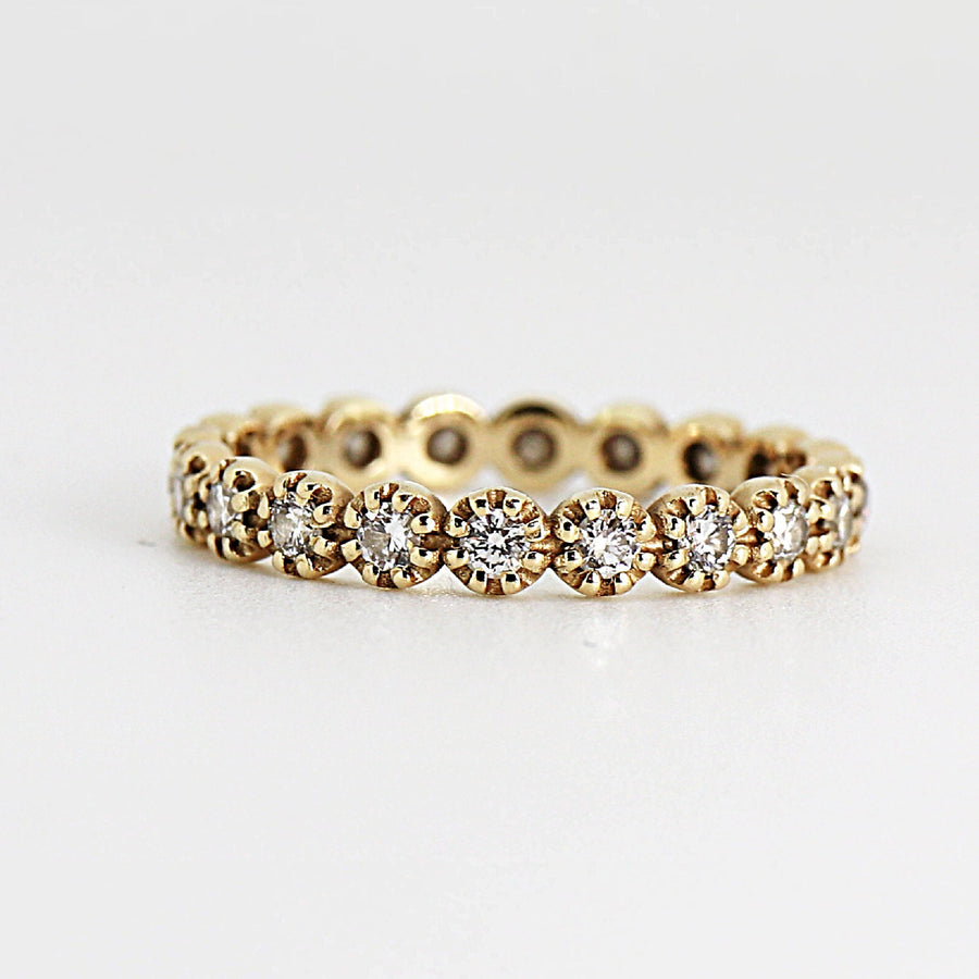 Diamond Eternity Ring in 14k White Gold, Rose Gold or Yellow Gold