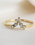 Diamond Princess Crown Ring