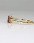 14k Gold Pink Tourmaline Ring