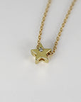 Diamond Star Necklace, Sliding Star Necklace