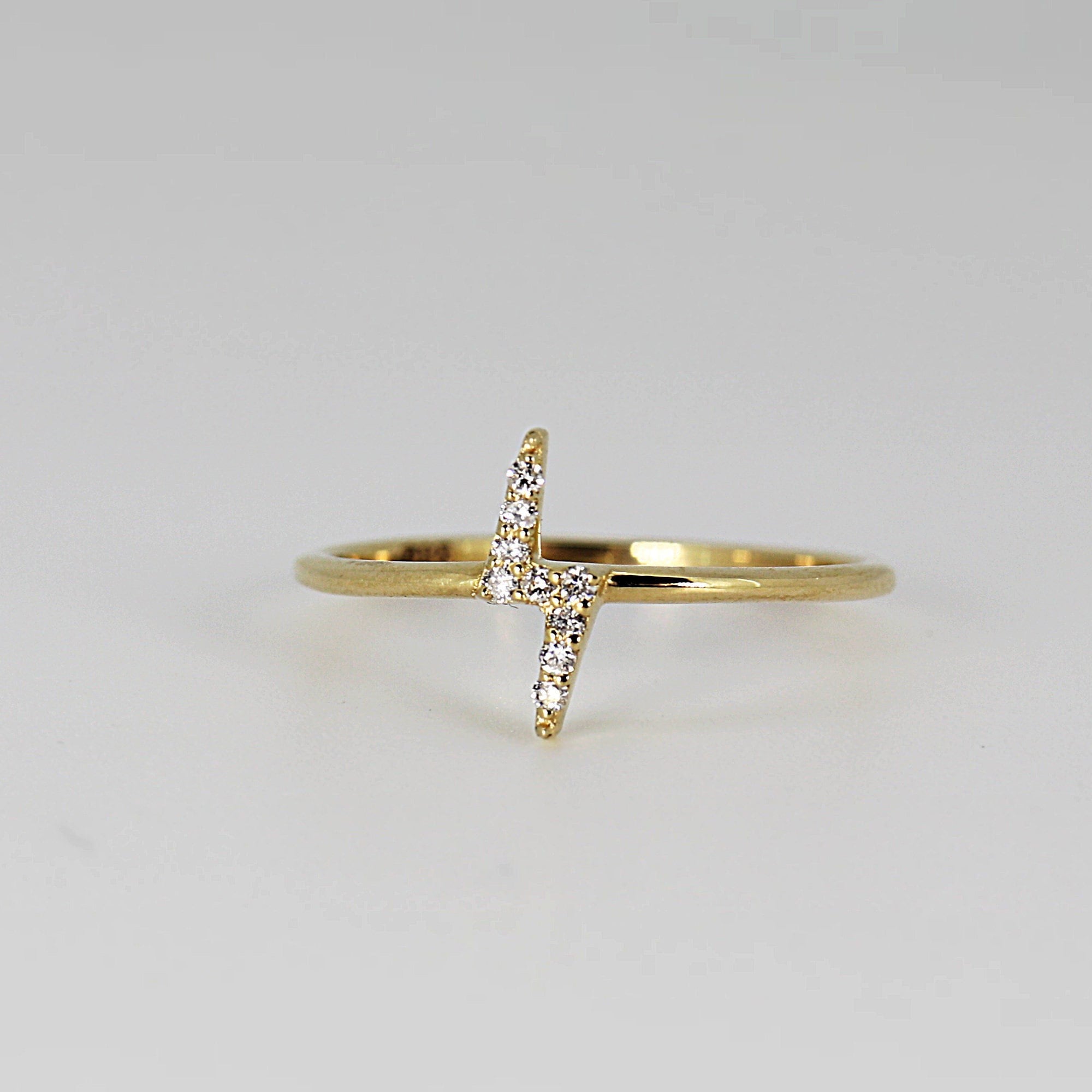 Genuine Diamond Lightning Ring, Lightning Ring