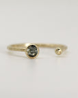 14k Gold Montana Sapphire Ring, September Birthday
